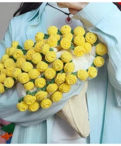 hoa bằng len handmade