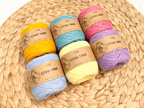 Len sợi Cotton Việt Nam 1mm