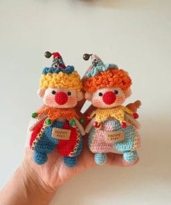 Búp Bê Chú Hề Len Handmade Mới Nhất 2026
