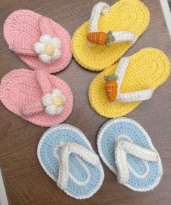 Dép Tông Len Handmade Cho Bé – Hot Trend 2026