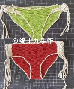 bikini len móc hình cánh bướm