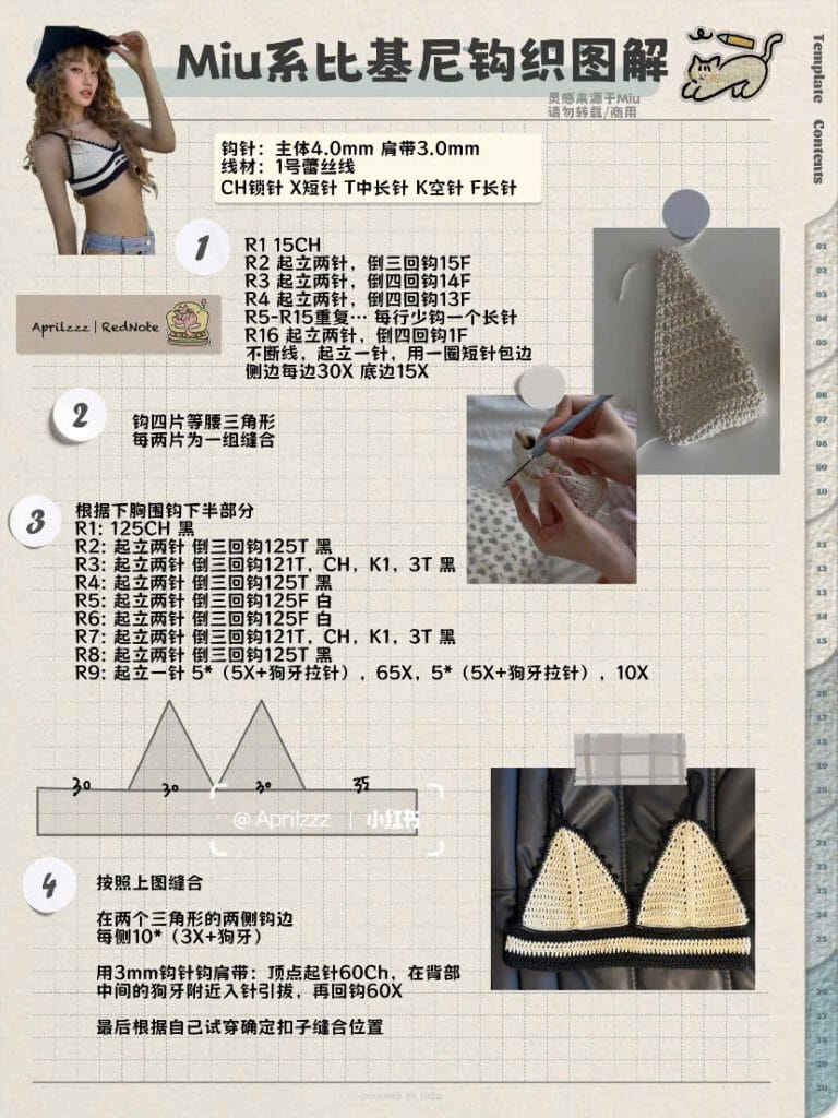 chart bikini len