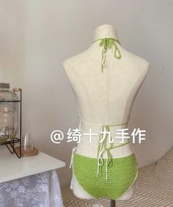 bikini len móc hình cánh bướm